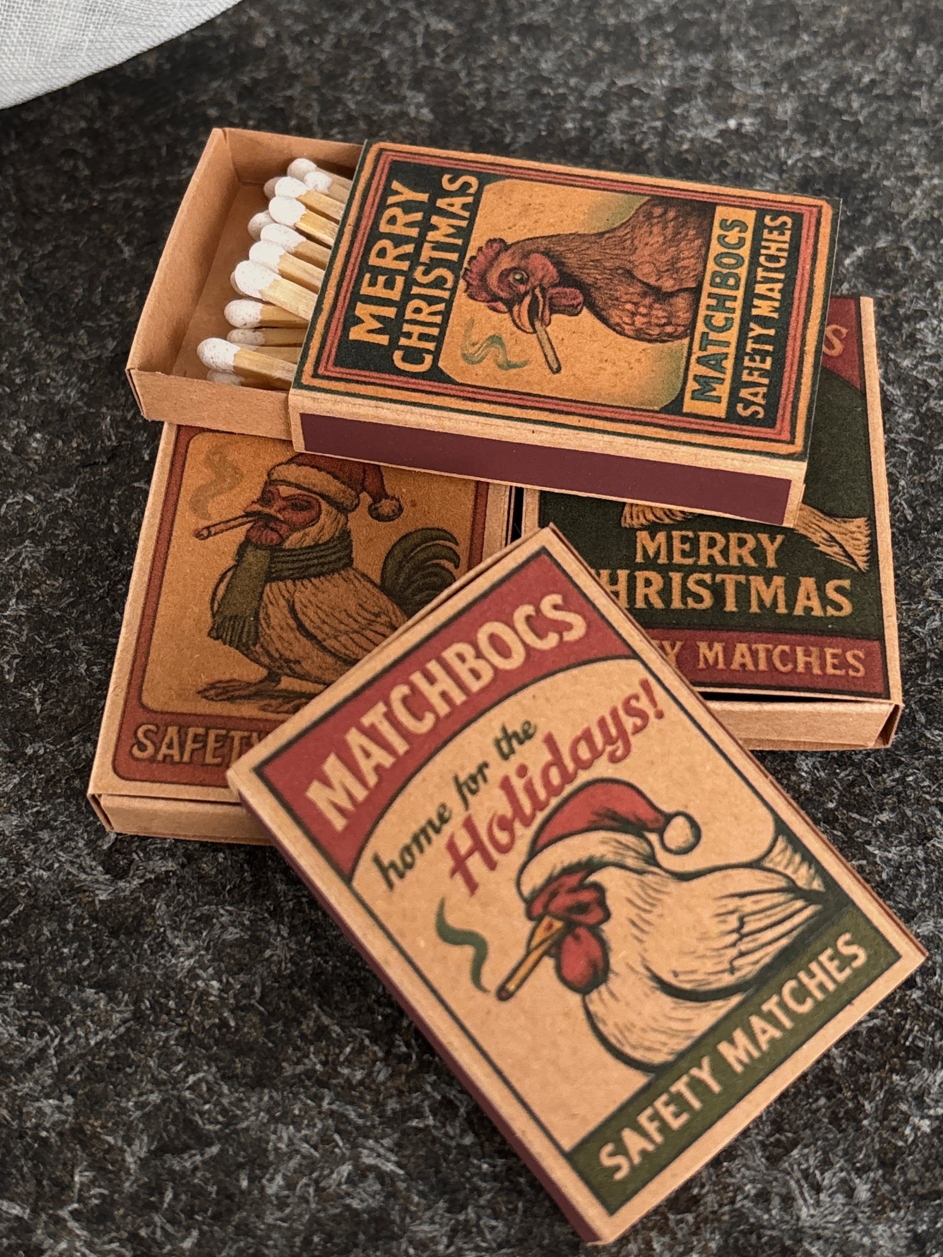Christmas Matchboxes
