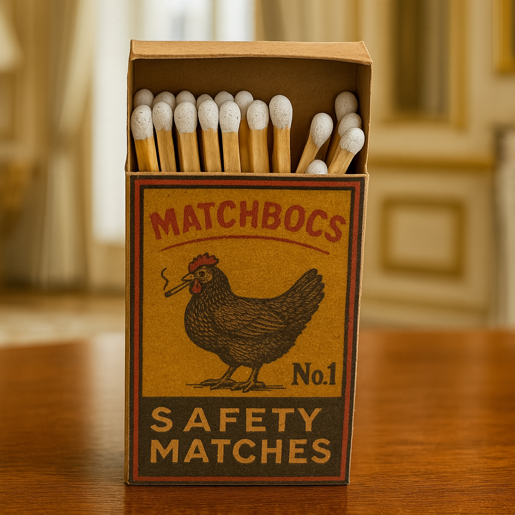 Smoking Chicken Matchbox No. 3